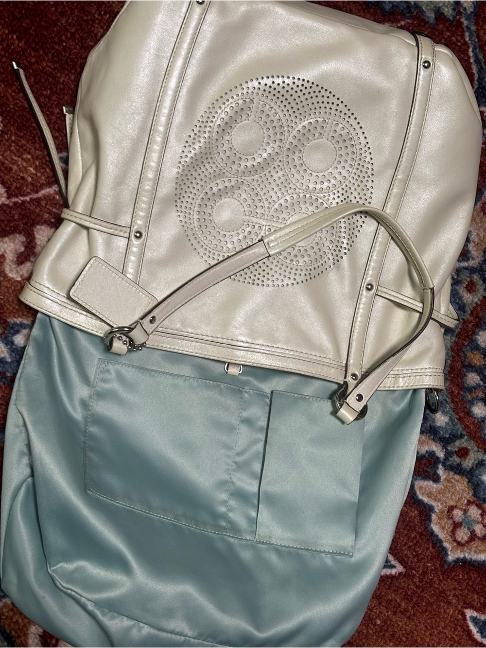 Coach Audrey Andie Perforated Signature shoulder bag - Picture 14 of 16